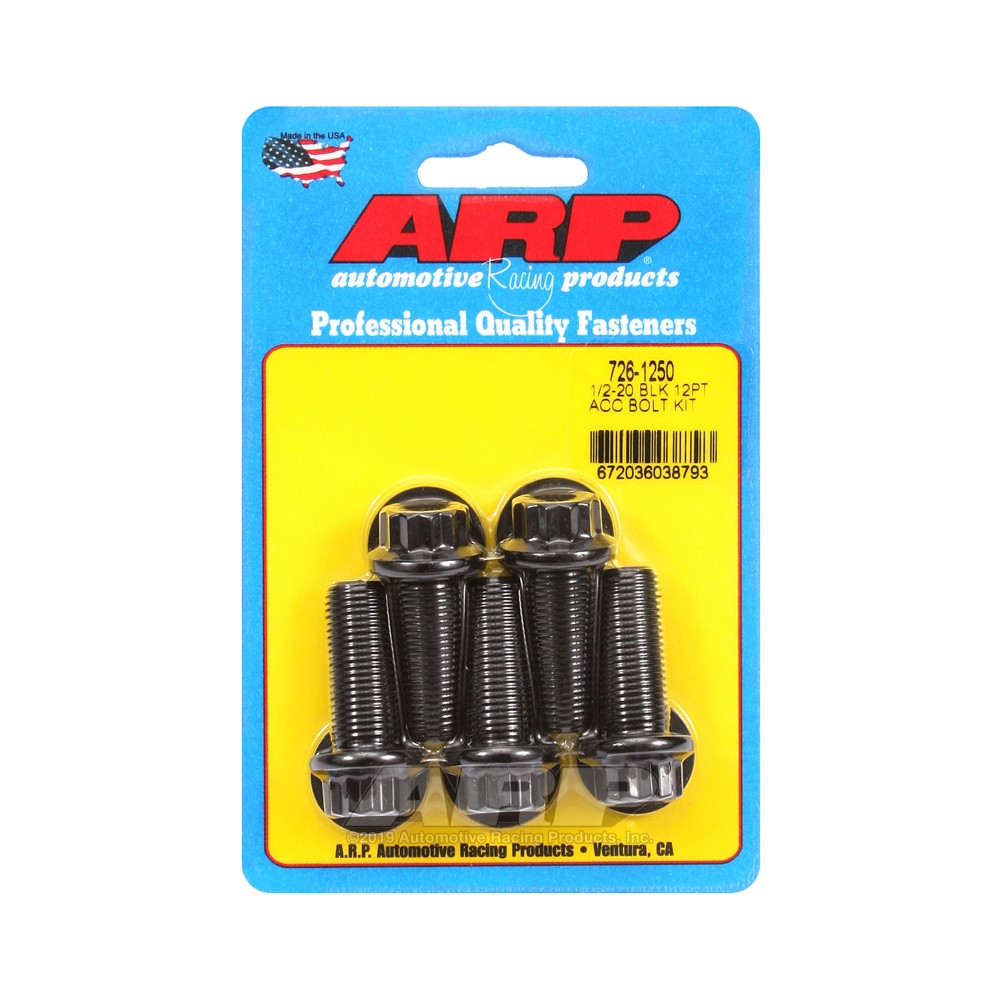 Perno Universal ARP 1/2-20 - Óxido Negro 12 Pts x5Array