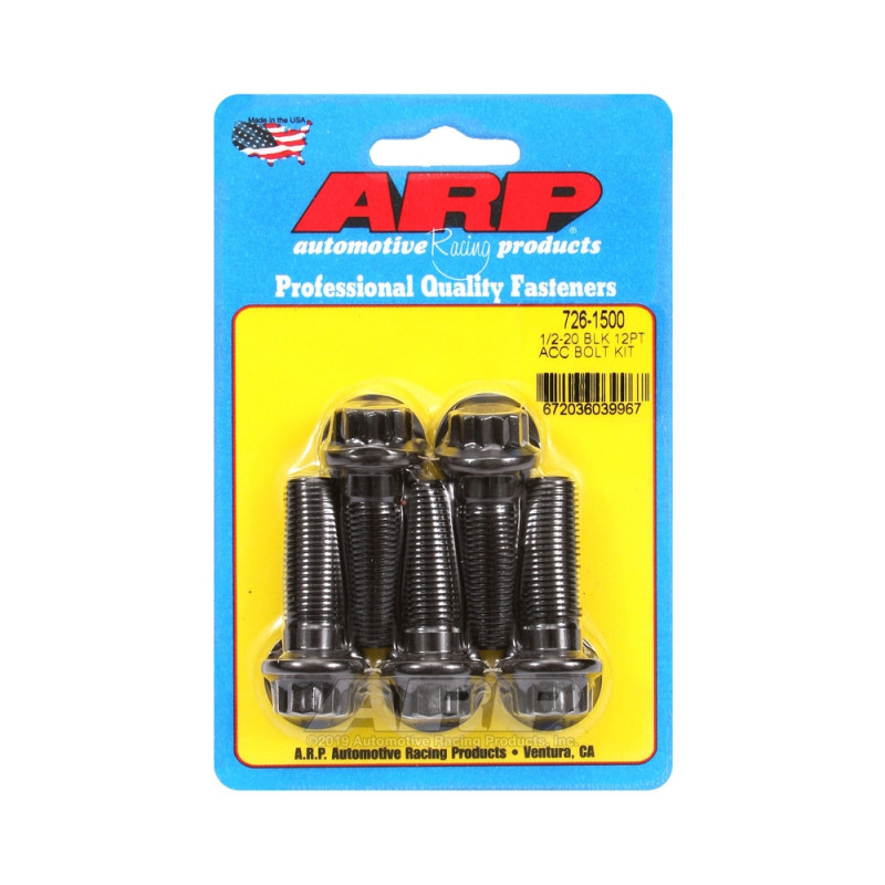 Perno Universal ARP 1/2-20 - Oxido Negro 12 Pts x5Array