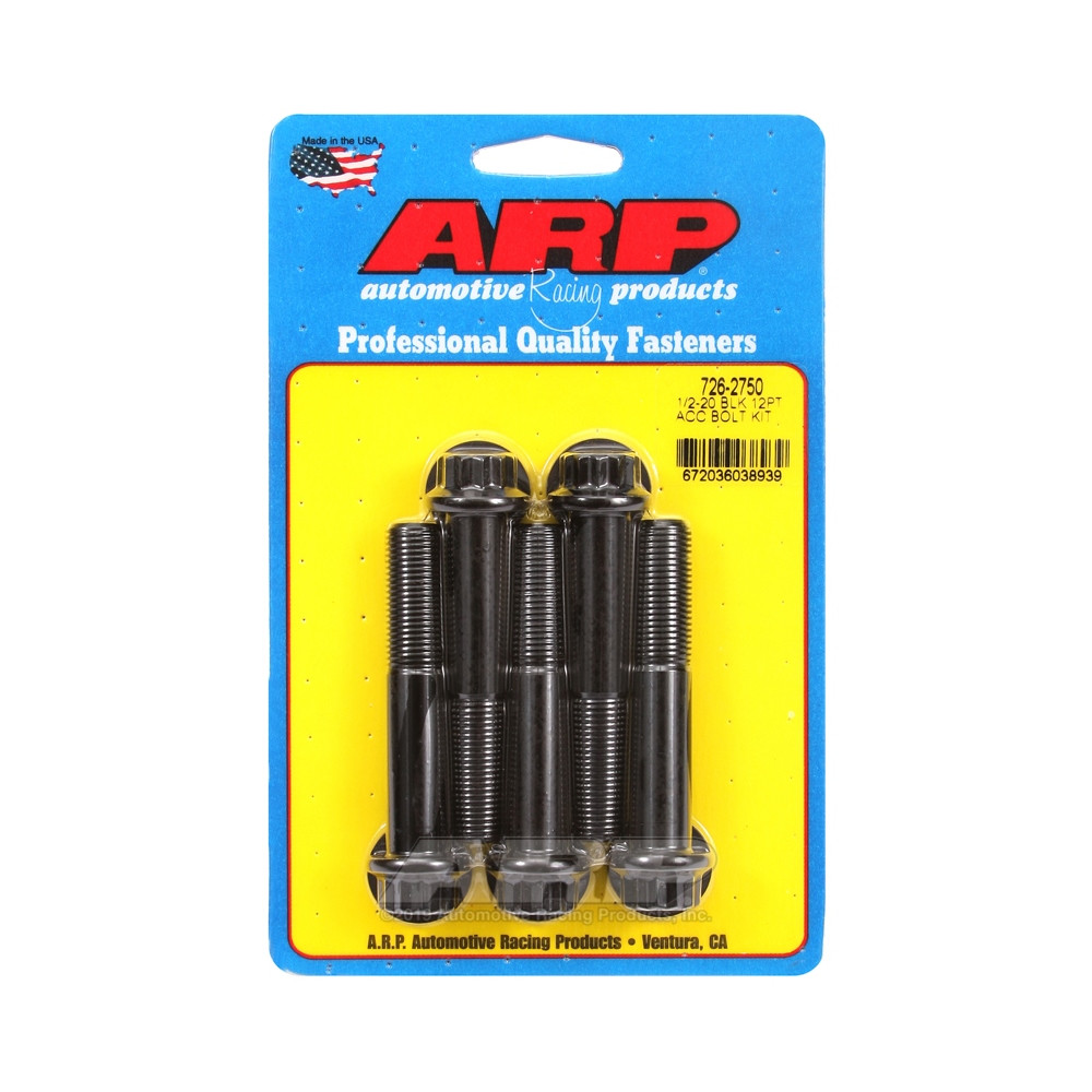 Perno Universal ARP 1/2-20 - Oxido Negro 12 Pts x5Array