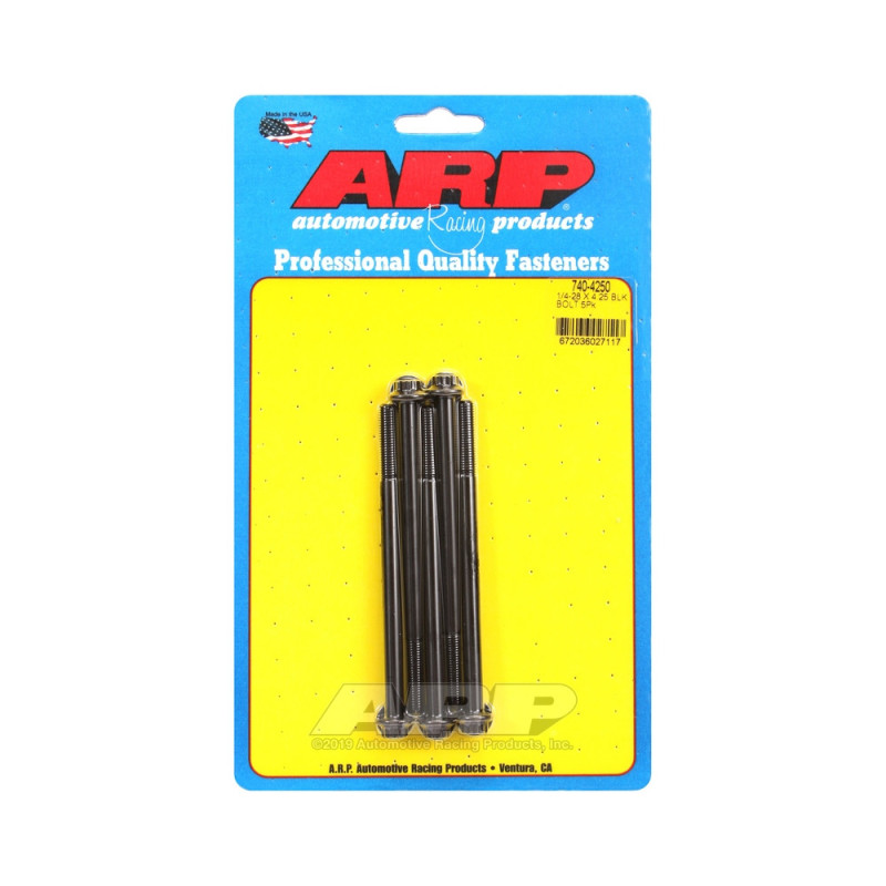 Parafusaria universal ARP 1/4-28 - Óxido preto, 12 pontas x 5Array