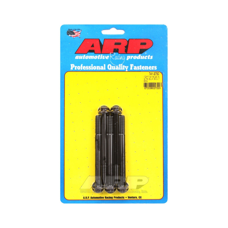 Parafusaria universal ARP 5/16-24 - Oxidado a preto, 12 pontos, x5Array