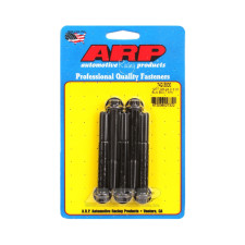 Parafusos universais ARP de cabeça pequena 3/8-24 - Oxidado a preto, 12 pontos x 5