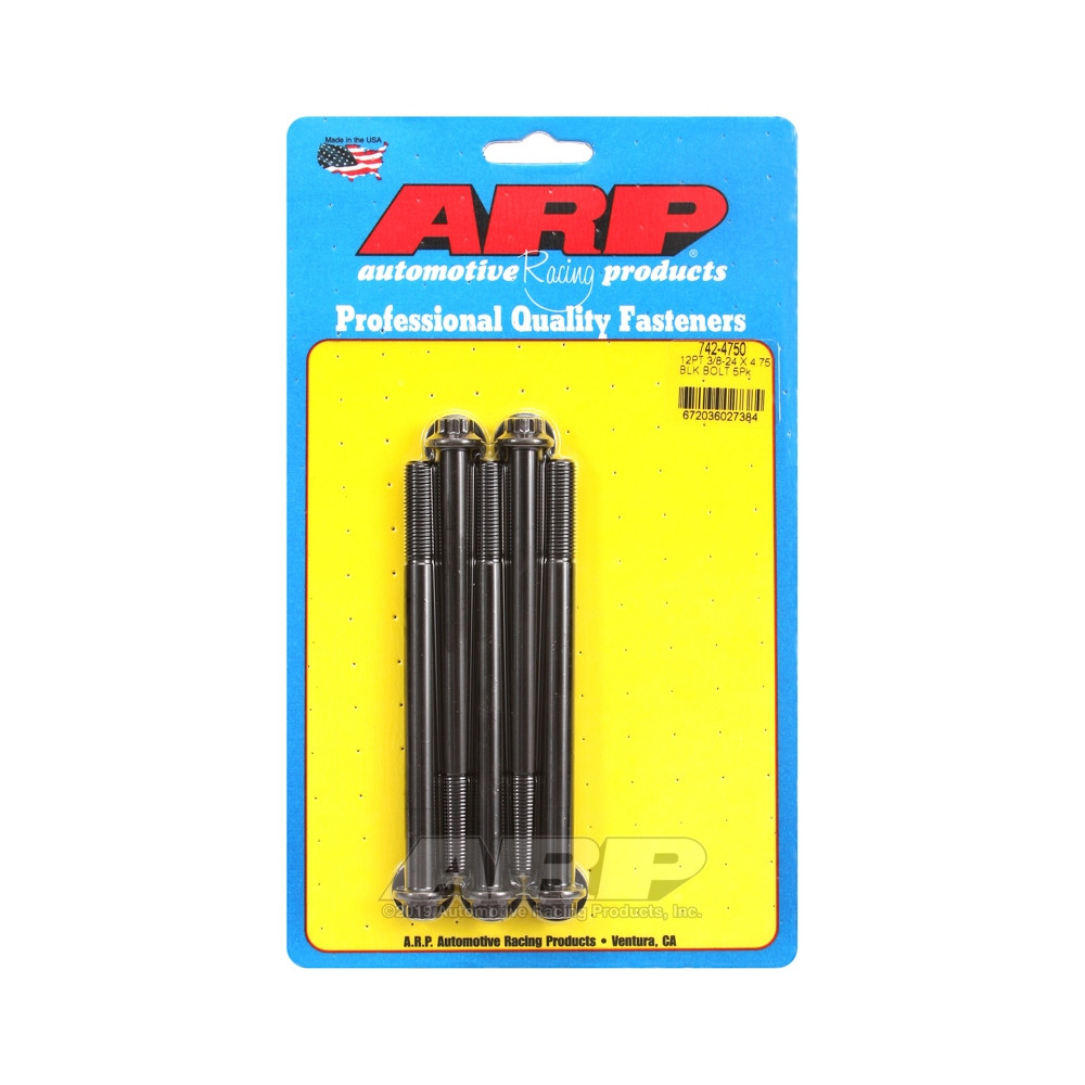 ARP Tornillo universal cabeza pequeña 3/8-24 - Óxido negro 12 pts x5Array