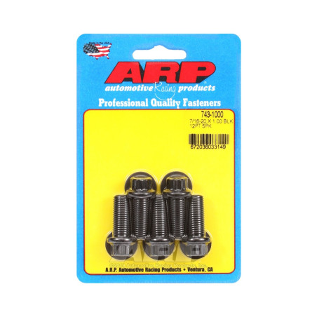 ARP Parafuso Universal 7/16-20 - Óxido Preto 12 Pts x5