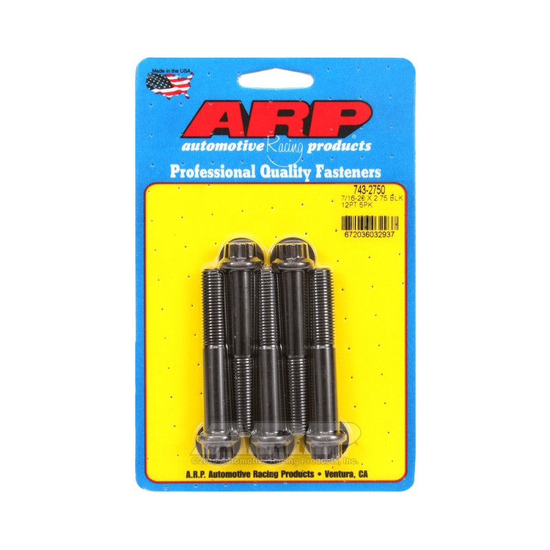 Perno Universal ARP 7/16-20 - Oxido Negro 12 Pts x5Array