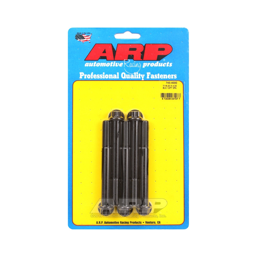 Perno Universal ARP 7/16-20 - Oxido Negro 12 Pts x5Array