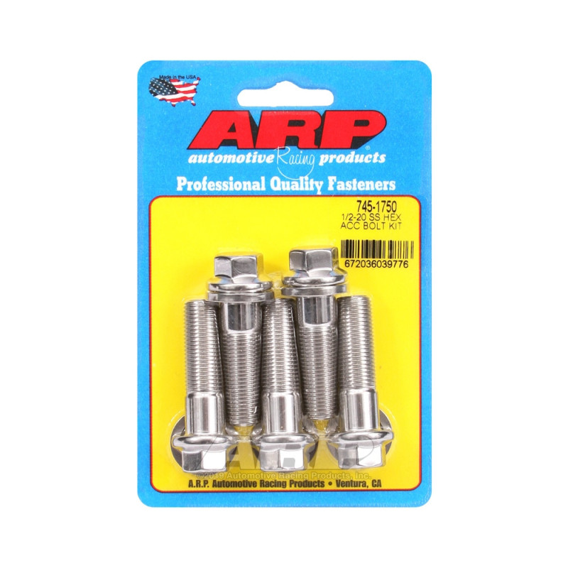 Perno Universal ARP 1/2-20 - Hexo Inoxidable x5Array