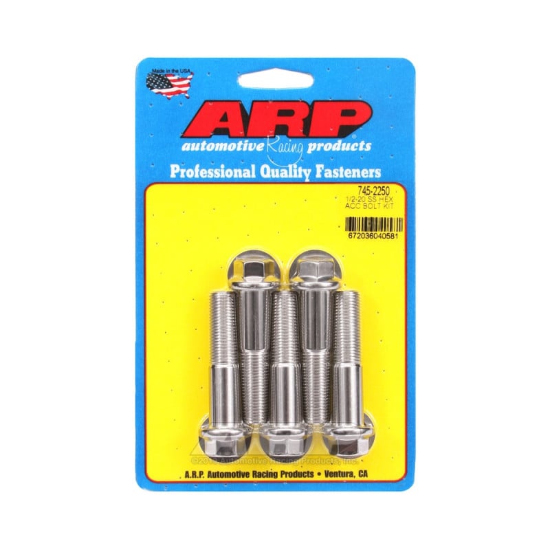 Perno universal ARP 1/2-20 - Acero inoxidable hexagonal x5Array