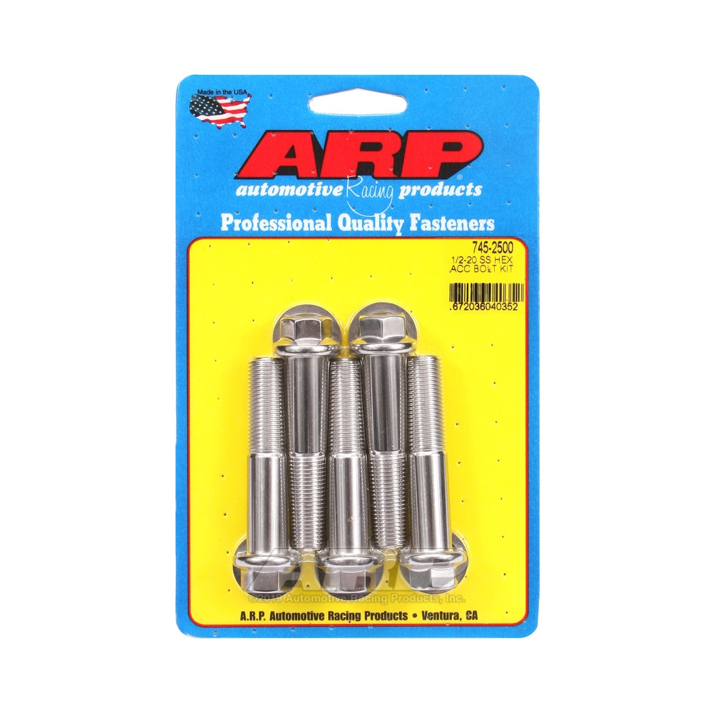 Perno universal ARP 1/2-20 - Acero inoxidable hexagonal x5Array