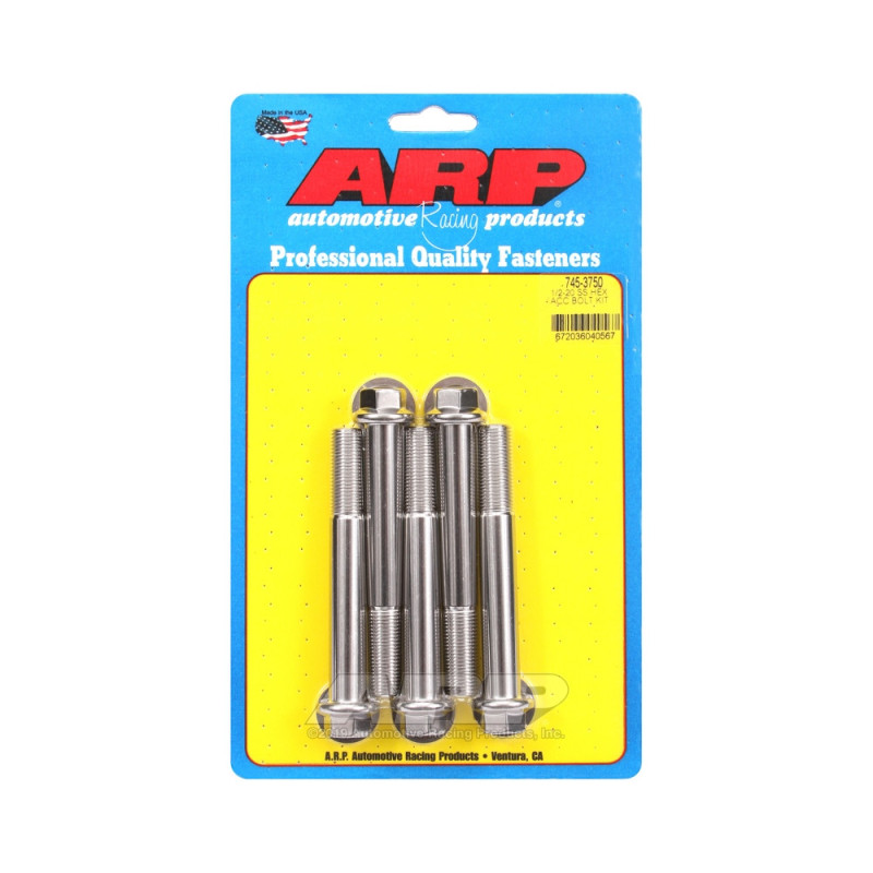 Parafusos universais ARP 1/2-20 - Aço inoxidável, cabeça sextavada, x5Array