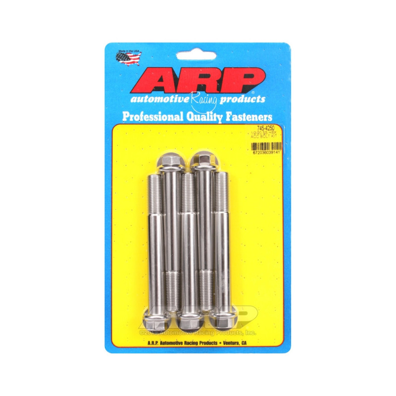 Parafusos universais ARP 1/2-20 - Aço inoxidável, cabeça sextavada, x5Array