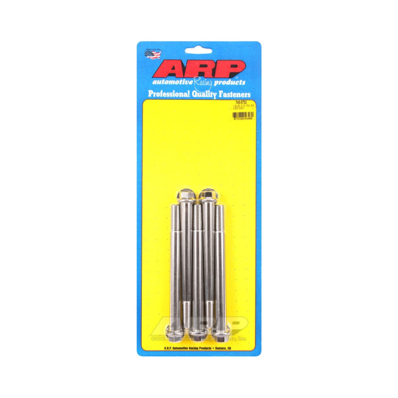 Parafusos universais ARP 1/2-20 - Aço inoxidável, cabeça sextavada, x5Array