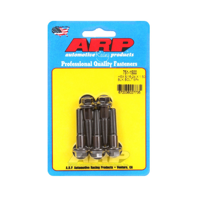 Perno Universal ARP 5/16-24 - Negro Oxyde Hex x5Array