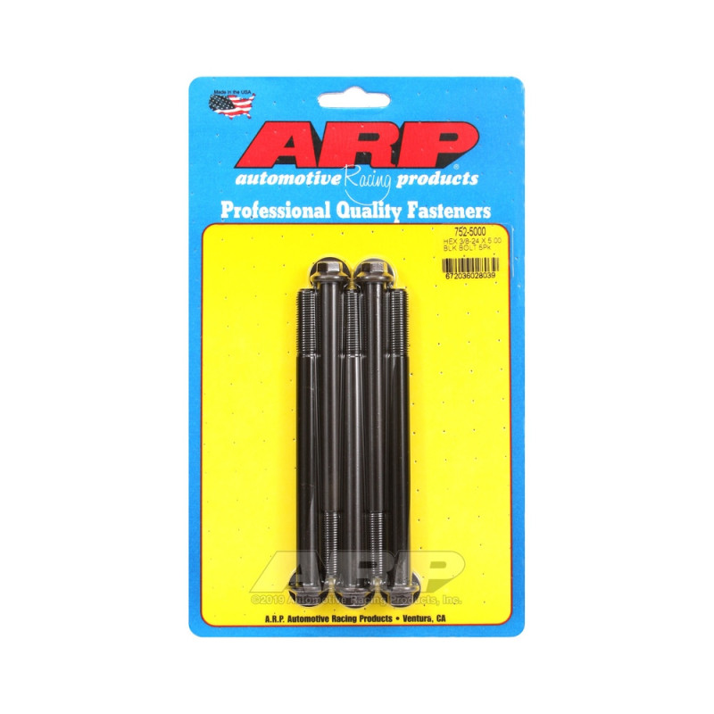 ARP Tornillo universal cabeza pequeña 3/8-24 - Negro Oxyde Hex x5Array