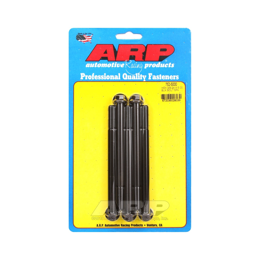 ARP Parafuso universal de cabeça pequena 3/8-24 - Black Oxyde Hex x5Array