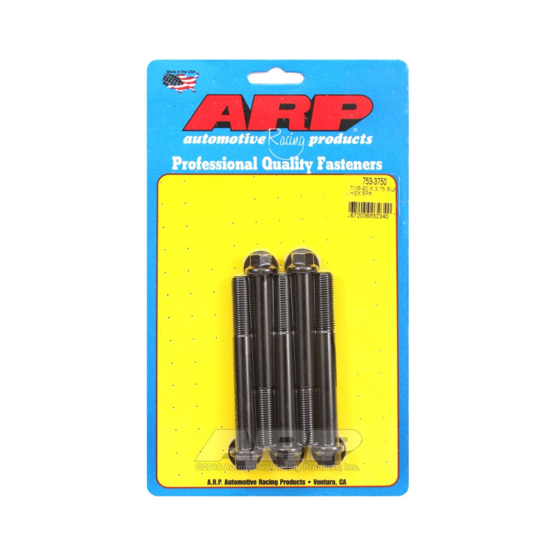 Perno Universal ARP 7/16-20 - Negro Oxyde Hex x5Array