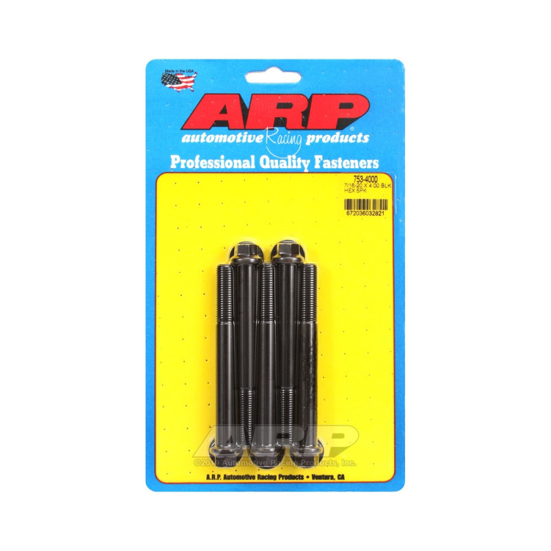 Parafuso universal ARP 7/16-20 - Black Oxyde Hex x5Array