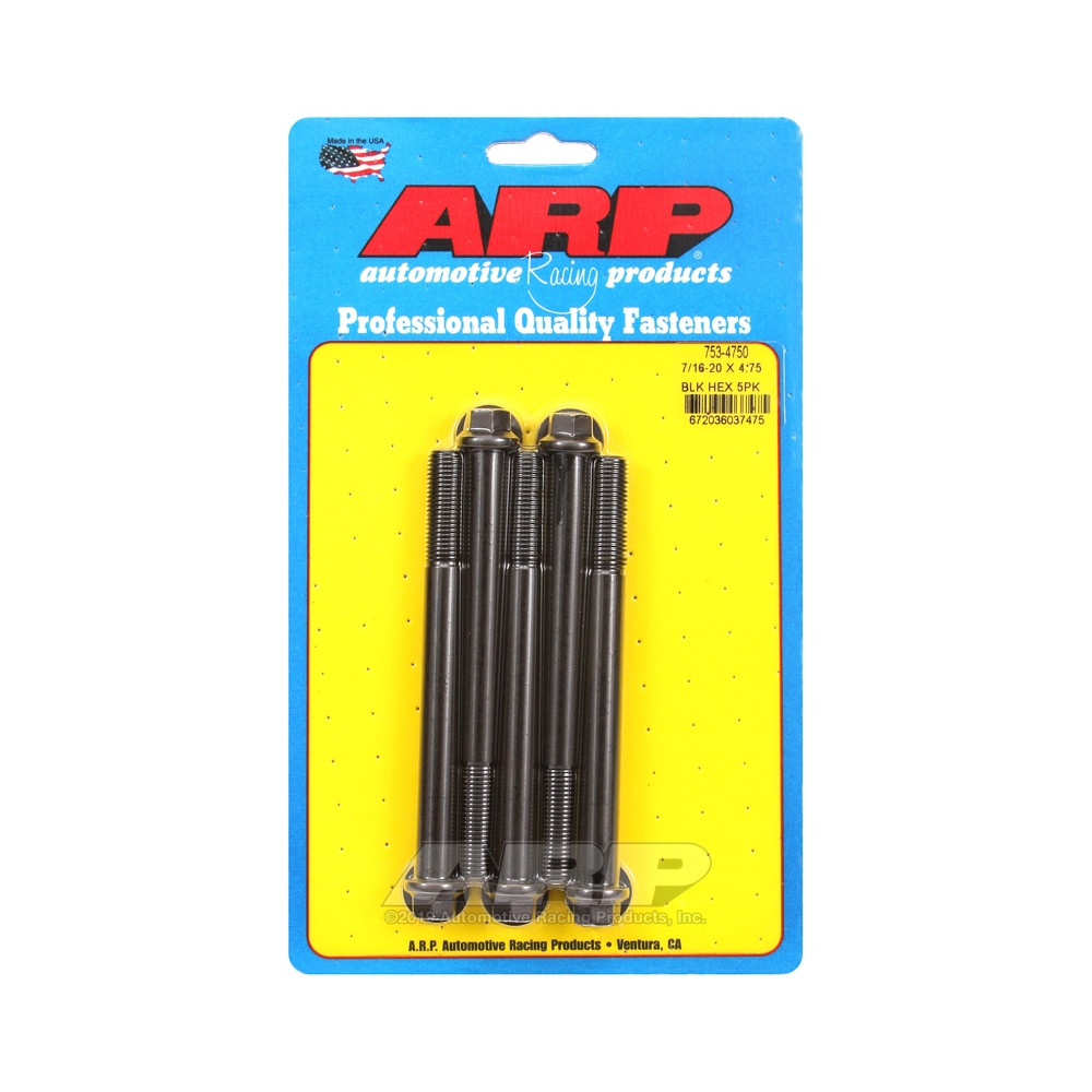 Perno Universal ARP 7/16-20 - Negro Oxyde Hex x5Array