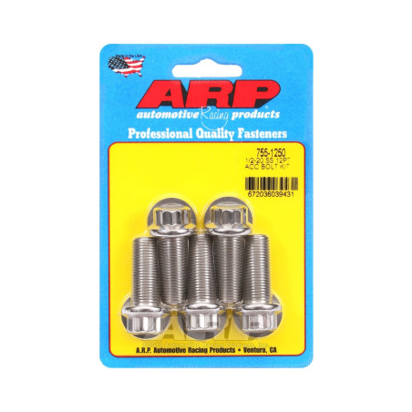 Perno Universal ARP 1/2-20 - Acero Inoxidable 12 Pts x5