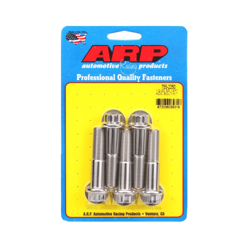 Parafuso Universal ARP 1/2-20 - Aço Inoxidável 12 Pts x5Array