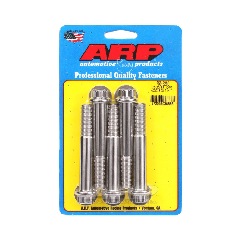 Perno Universal ARP 1/2-20 - Acero Inoxidable 12 Pts x5Array