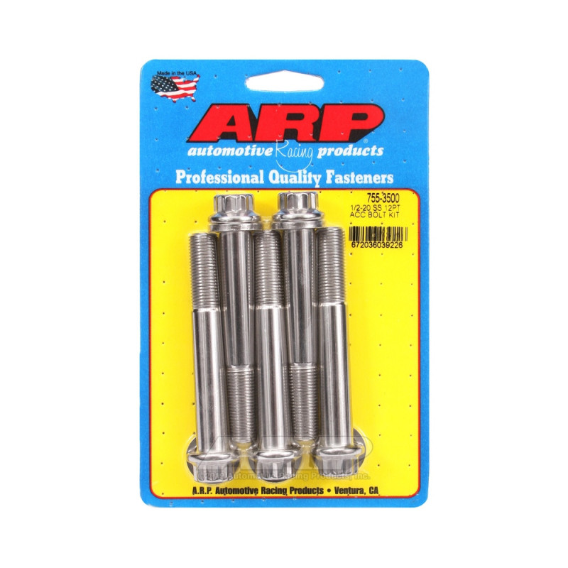 Parafuso Universal ARP 1/2-20 - Aço Inoxidável 12 Pts x5Array