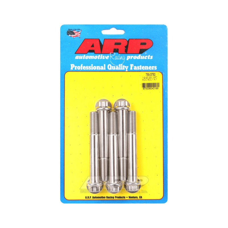 Perno Universal ARP 1/2-20 - Acero Inoxidable 12 Pts x5Array