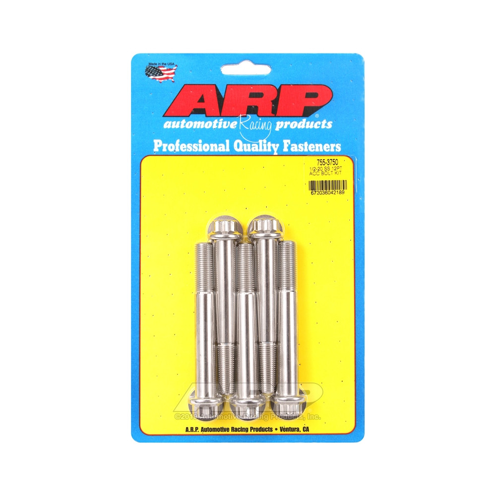 Parafuso Universal ARP 1/2-20 - Aço Inoxidável 12 Pts x5Array