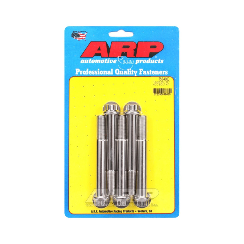 Perno Universal ARP 1/2-20 - Acero Inoxidable 12 Pts x5Array