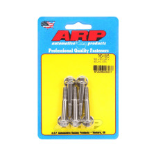 Parafusos universais ARP M6 x 1,00 - Aço inoxidável, cabeça sextavada, 5 unidades