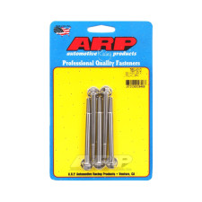 Parafusos universais ARP M6 x 1,00 - Aço inoxidável, cabeça sextavada, 5 unidades