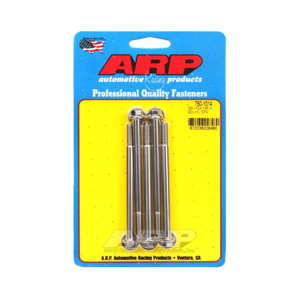 Perno universal ARP M6 x 1,00 - Acero inoxidable hexagonal x5Array