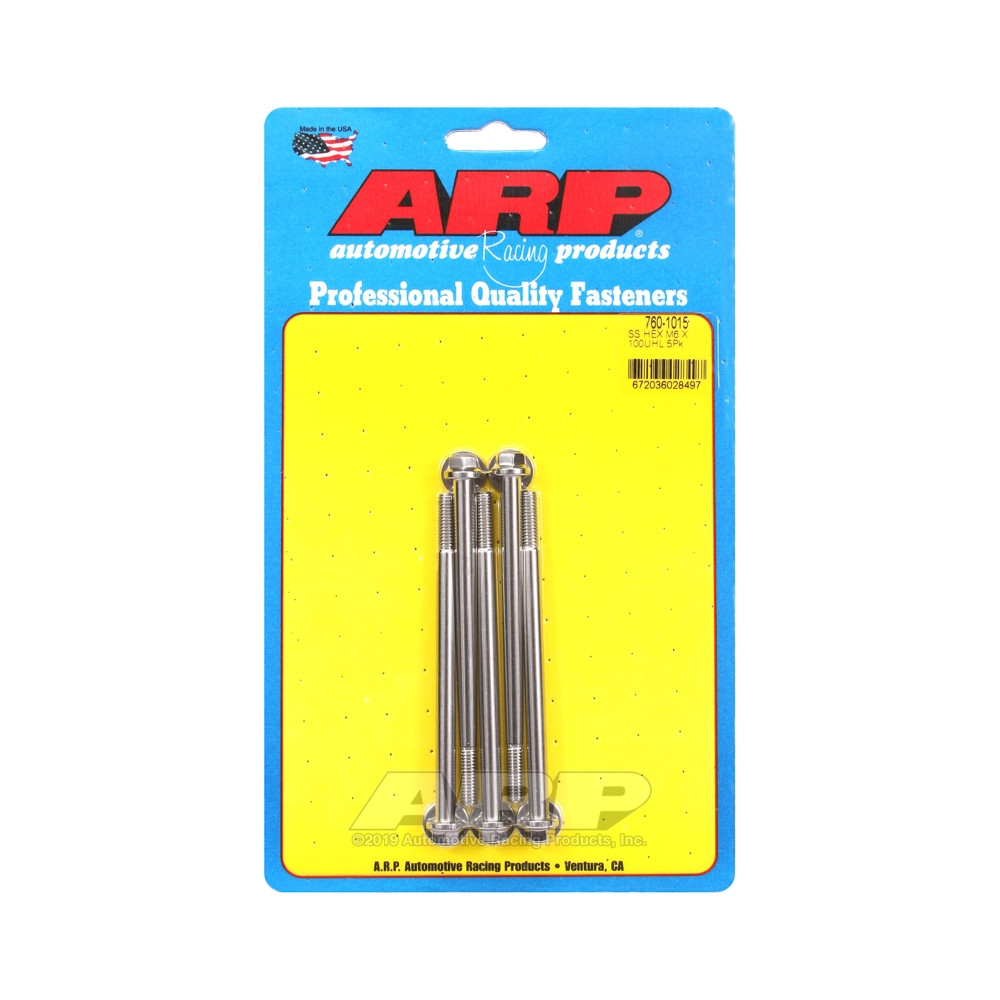 Perno universal ARP M6 x 1,00 - Acero inoxidable hexagonal x5Array