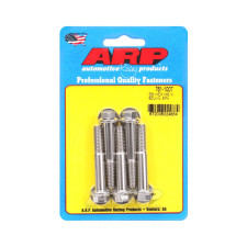 Parafusos universais ARP M8 x 1,25 - Aço inoxidável, cabeça sextavada, 5 unidades