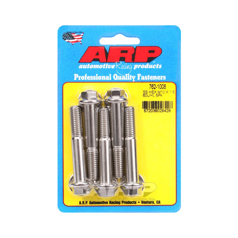 Perno universal ARP M10 x 1,50 - Acero inoxidable hexagonal x5Array