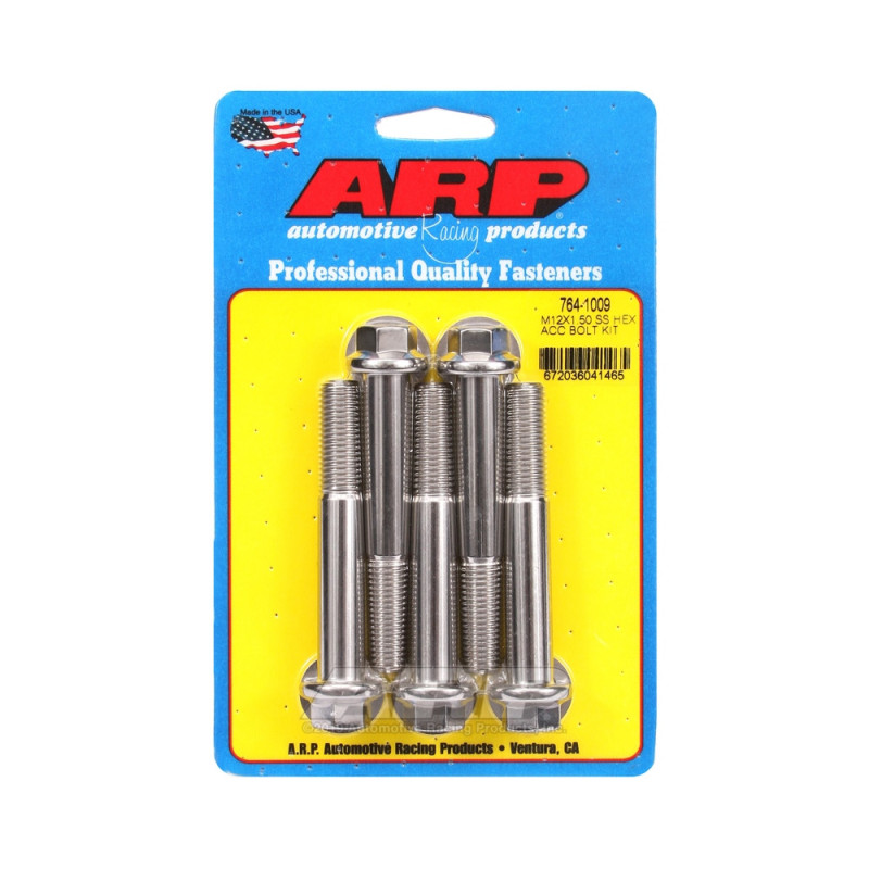 Perno universal ARP M12 x 1,50 - Acero inoxidable hexagonal x5Array
