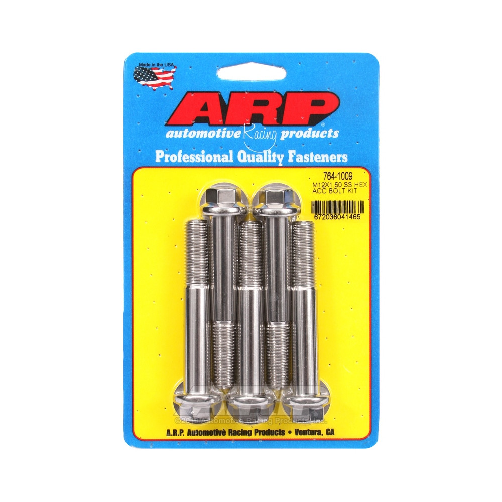 Perno universal ARP M12 x 1,50 - Acero inoxidable hexagonal x5Array