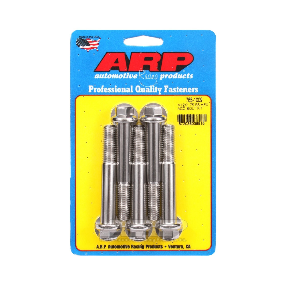 Perno universal ARP M12 x 1,75 - Acero inoxidable hexagonal x5Array