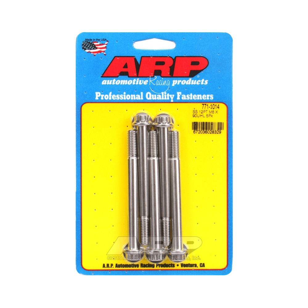 Perno Universal ARP M8 x 1.25 - Acero Inoxidable 12 Pts x5Array