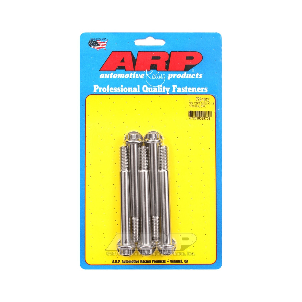 Perno Universal ARP M10 x 1.50 - Acero Inoxidable 12 Pts x5Array