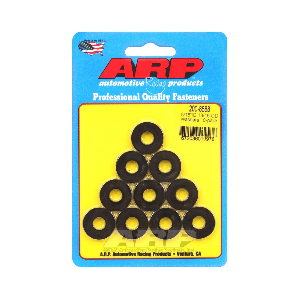 Conjunto (10) de arruelas ARP 5/16 - Sem chanfroArray