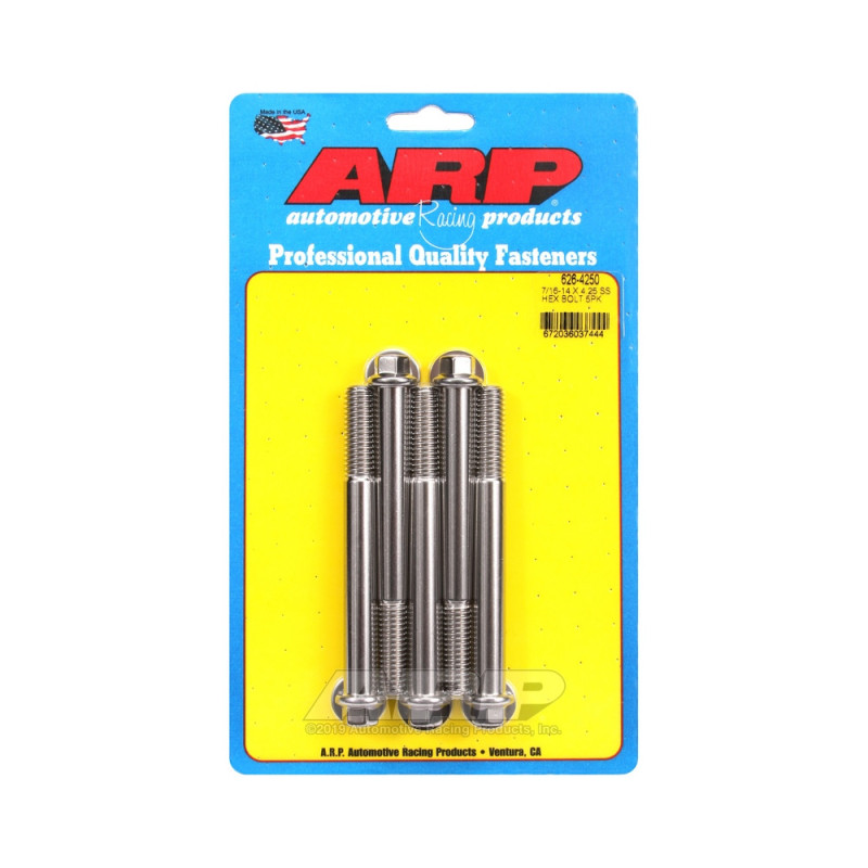 Perno universal ARP 7/16-14 - Acero inoxidable hexagonal x5Array