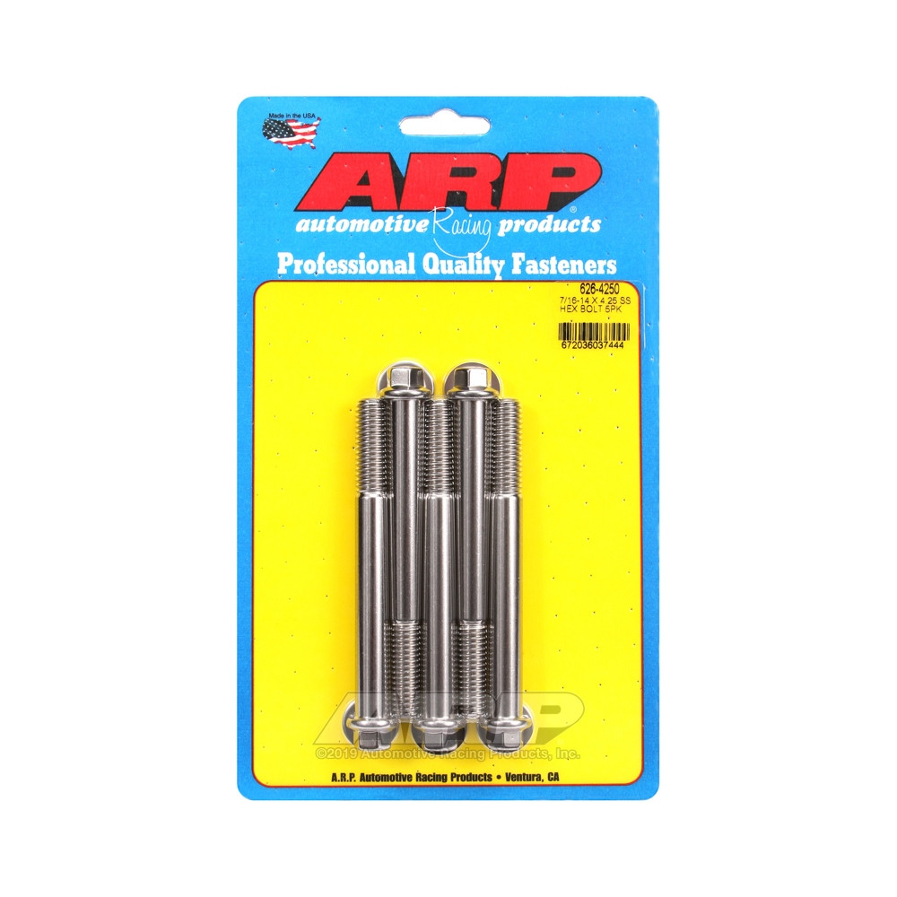 Perno universal ARP 7/16-14 - Acero inoxidable hexagonal x5Array