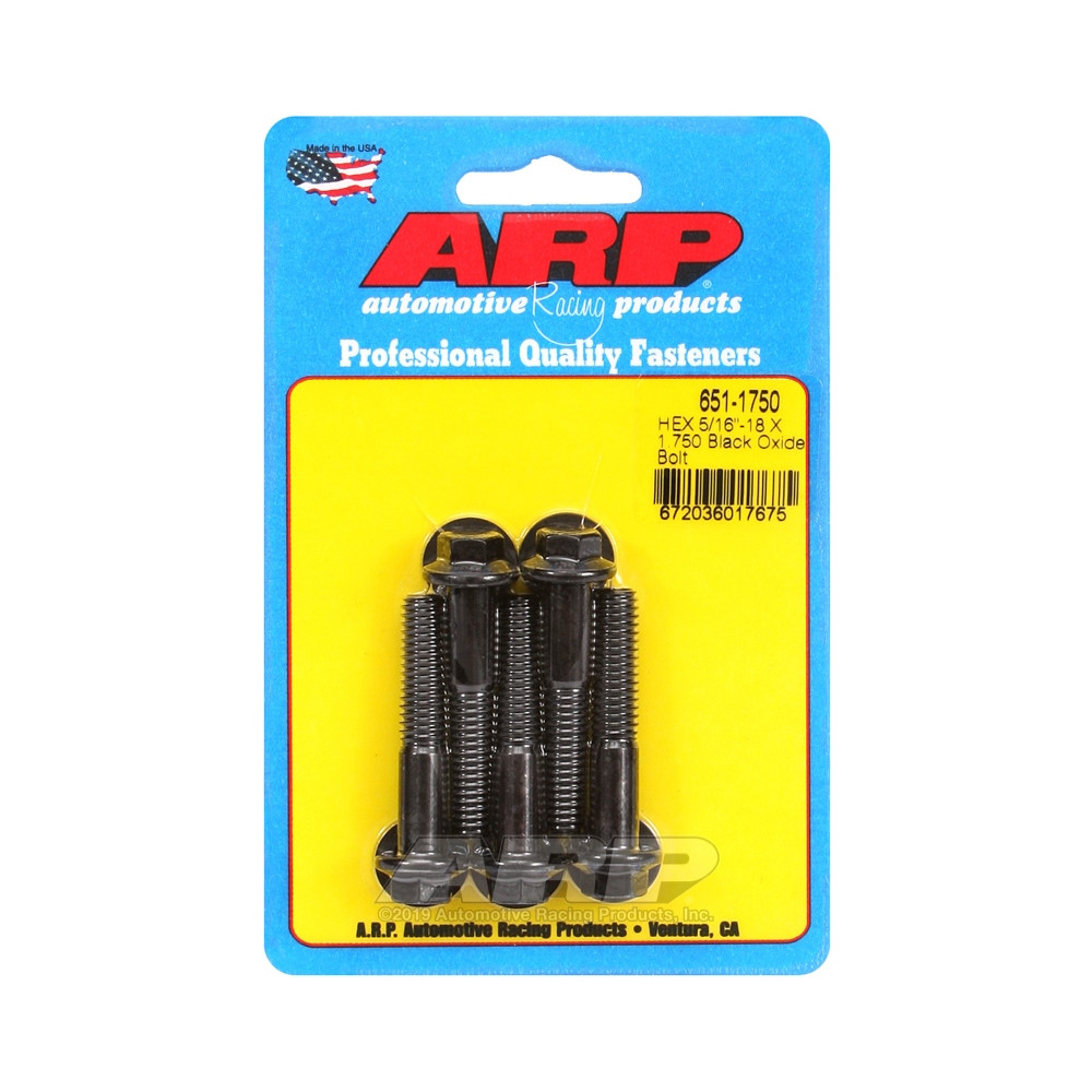 Perno Universal ARP 5/16-18 - Negro Oxyde Hex x5Array