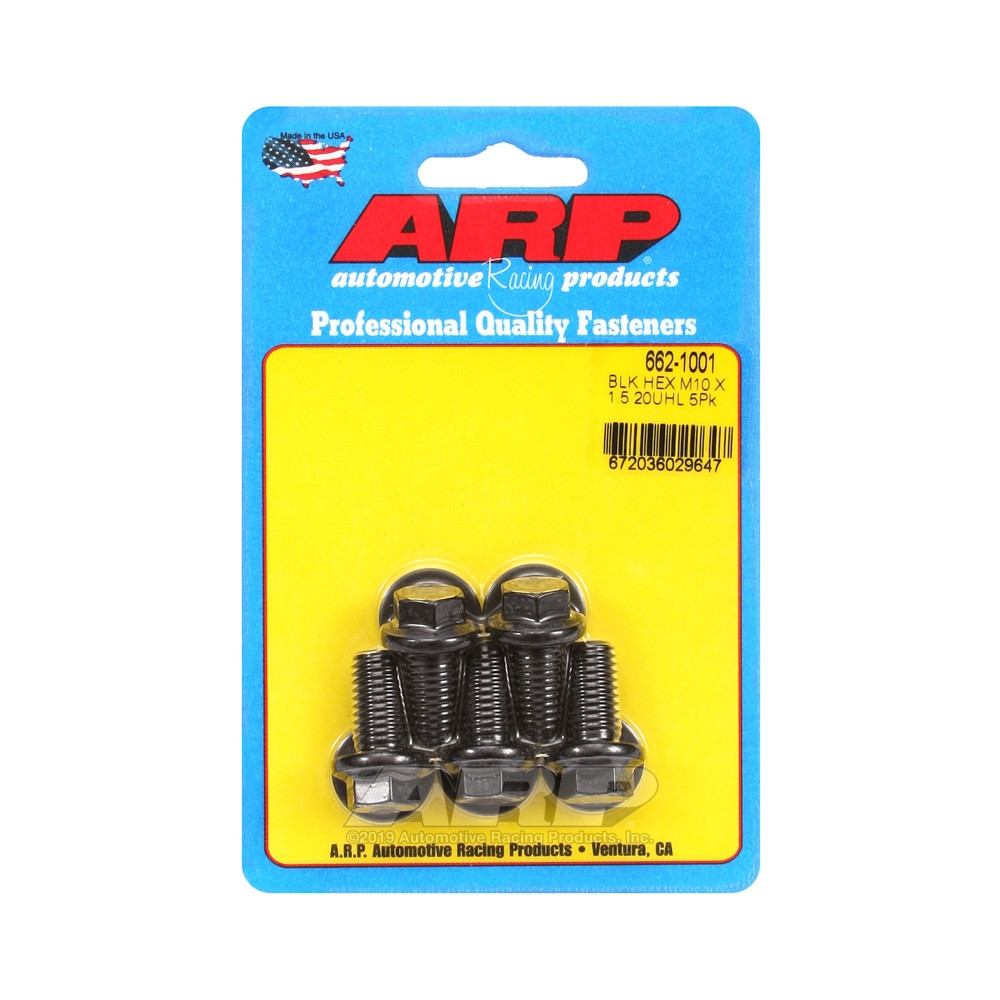 Perno universal ARP M10 x 1,50 - Negro Oxyde Hex x5Array