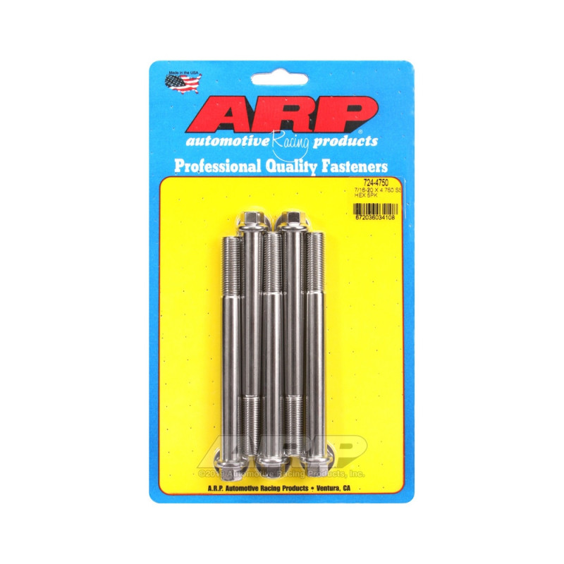 Perno universal ARP 7/16-20 - Acero inoxidable hexagonal x5Array