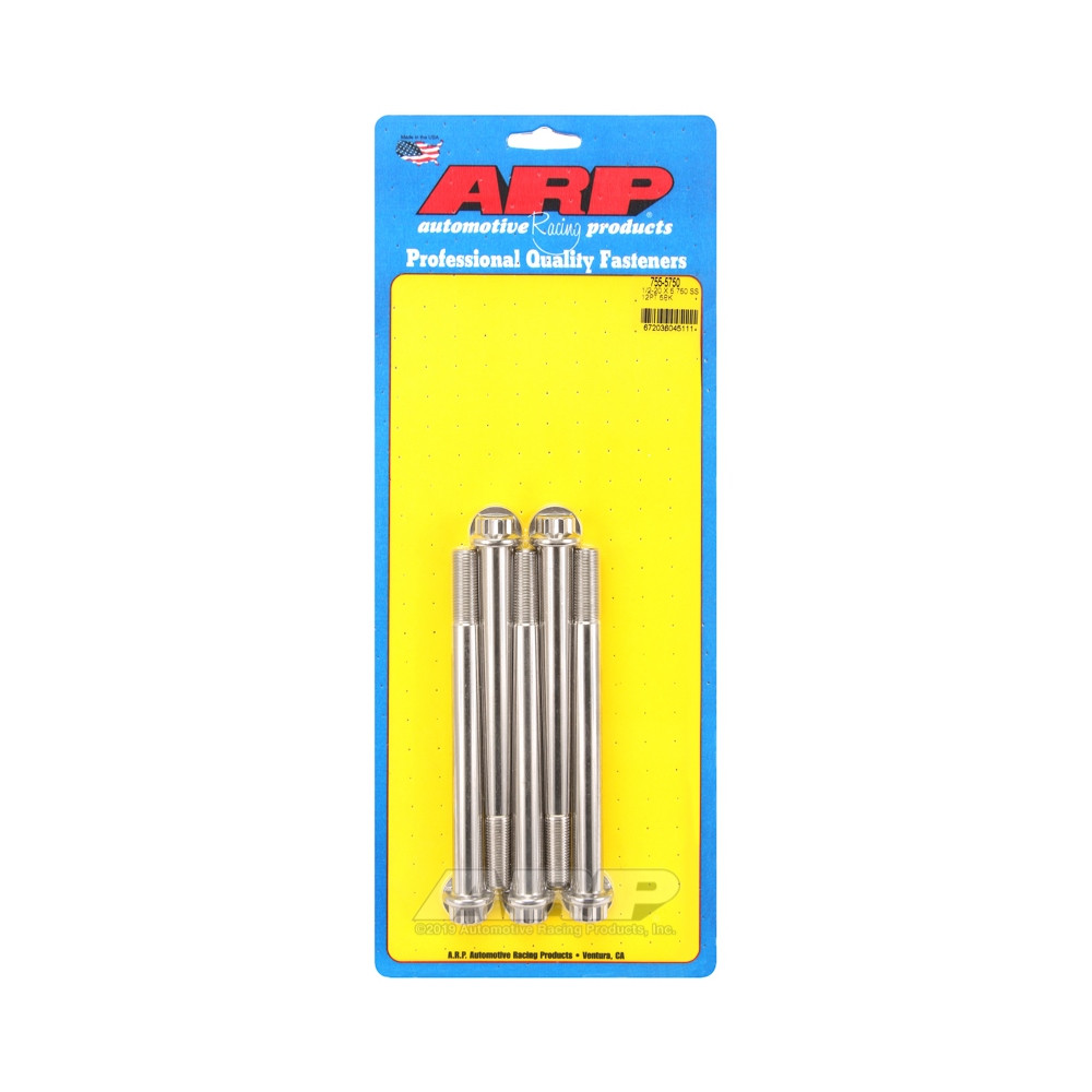 Parafuso Universal ARP 1/2-20 - Aço Inoxidável 12 Pts x5Array