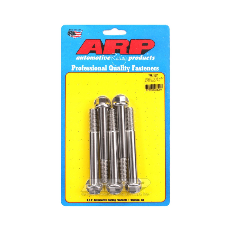 Perno universal ARP M12 x 1,75 - Acero inoxidable hexagonal x5Array