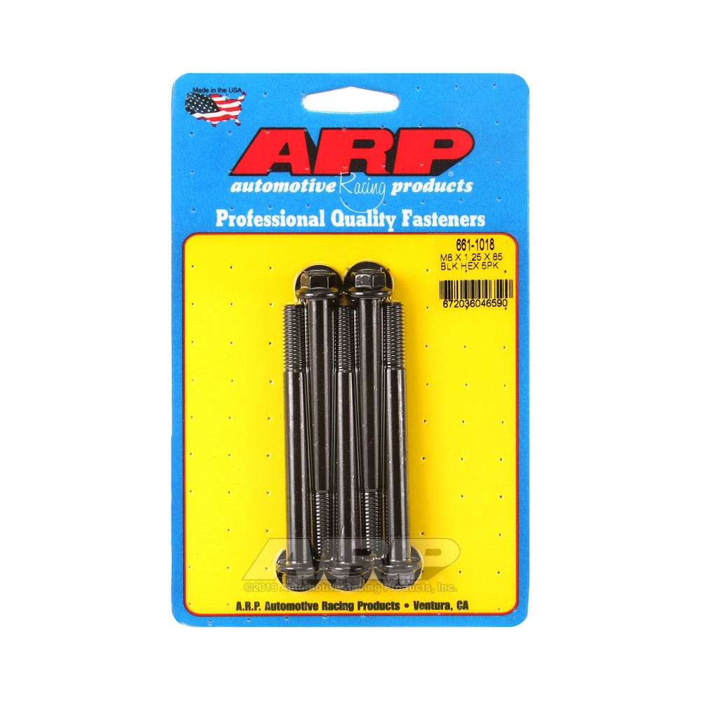 Perno universal ARP M8 x 1,25 - Negro Oxyde Hex x5Array