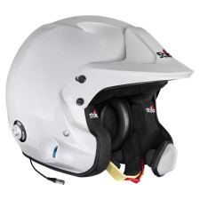 Casco STILO Venti4 WRC Turismo blanco/negro - Snell SA2020 FIA 8859-24 Hans FIA8858-10